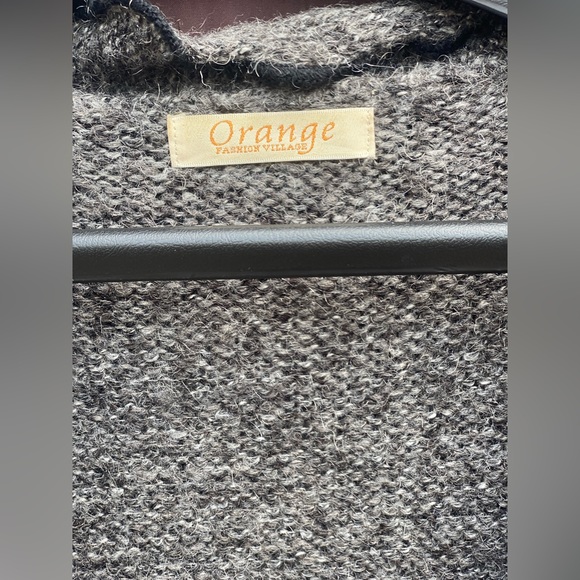 225-Orange You Worth It😜🥰 Orange Fashion Village Wool Vest - Picture 3 of 11